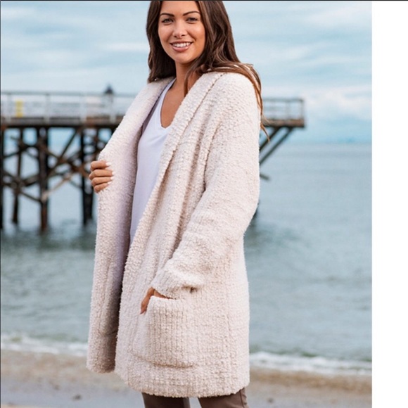barefoot dreams boucle cardigan